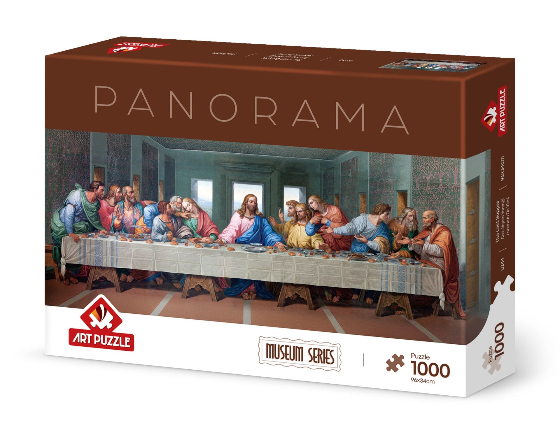 Art Puzzle Son Akşam Yemeği 1000 Parça Panorama Puzzle