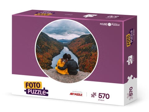 Art Puzzle Kişiye Özel 570 Parça Round Puzzle