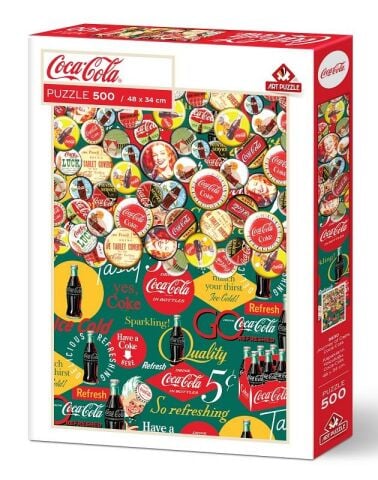 Art Puzzle Coca-Cola Kapakların Yolculuğu 500 Parça Puzzle
