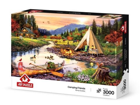 Art Puzzle Kamp Dostları 3000 Parça Puzzle