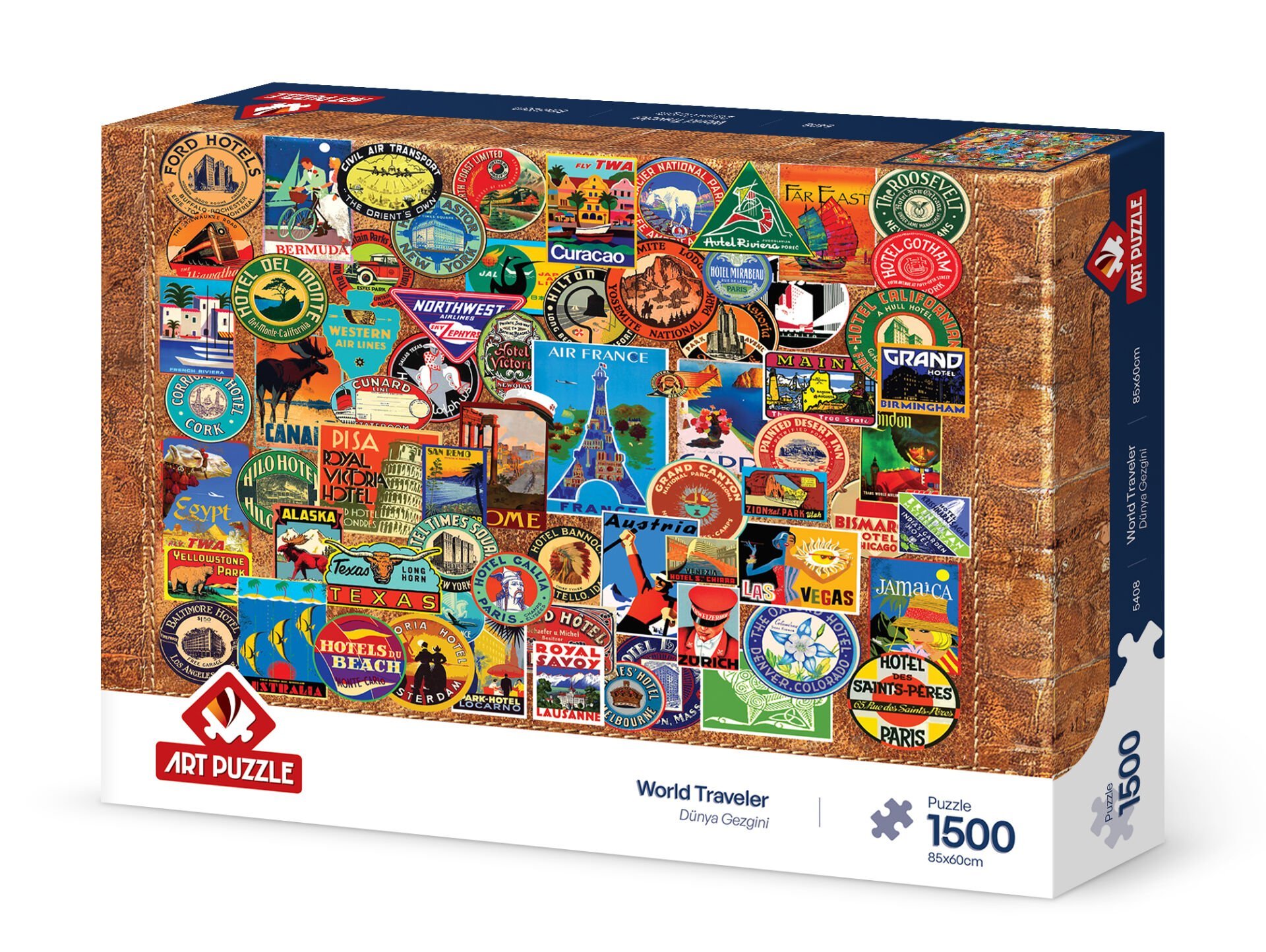 Art Puzzle Dünya Gezgini 1500 Parça Puzzle