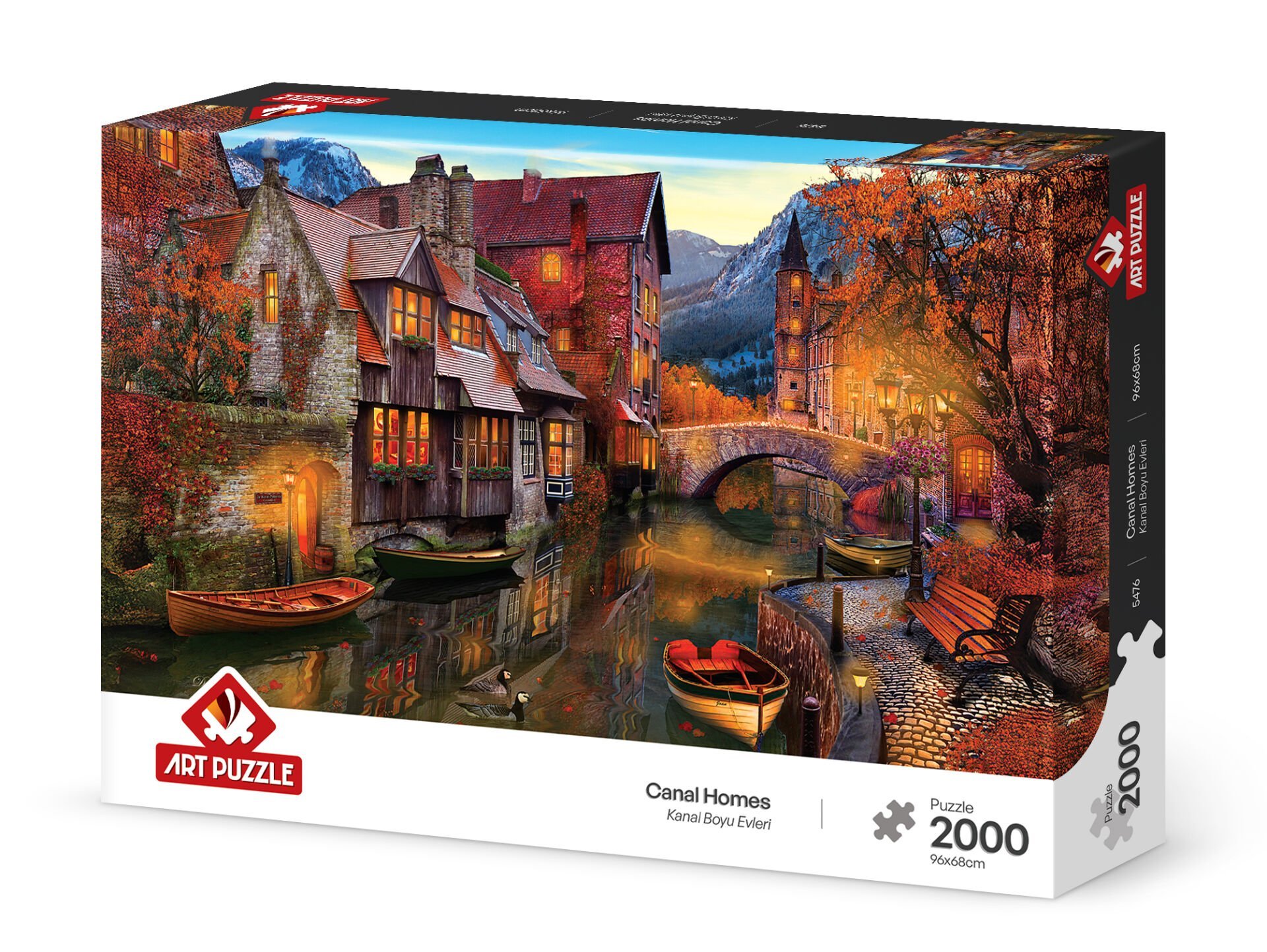 Art Puzzle Kanal Boyu Evleri 2000 Parça Puzzle