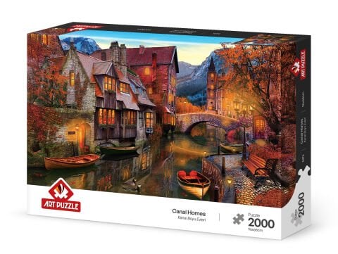 Art Puzzle Kanal Boyu Evleri 2000 Parça Puzzle