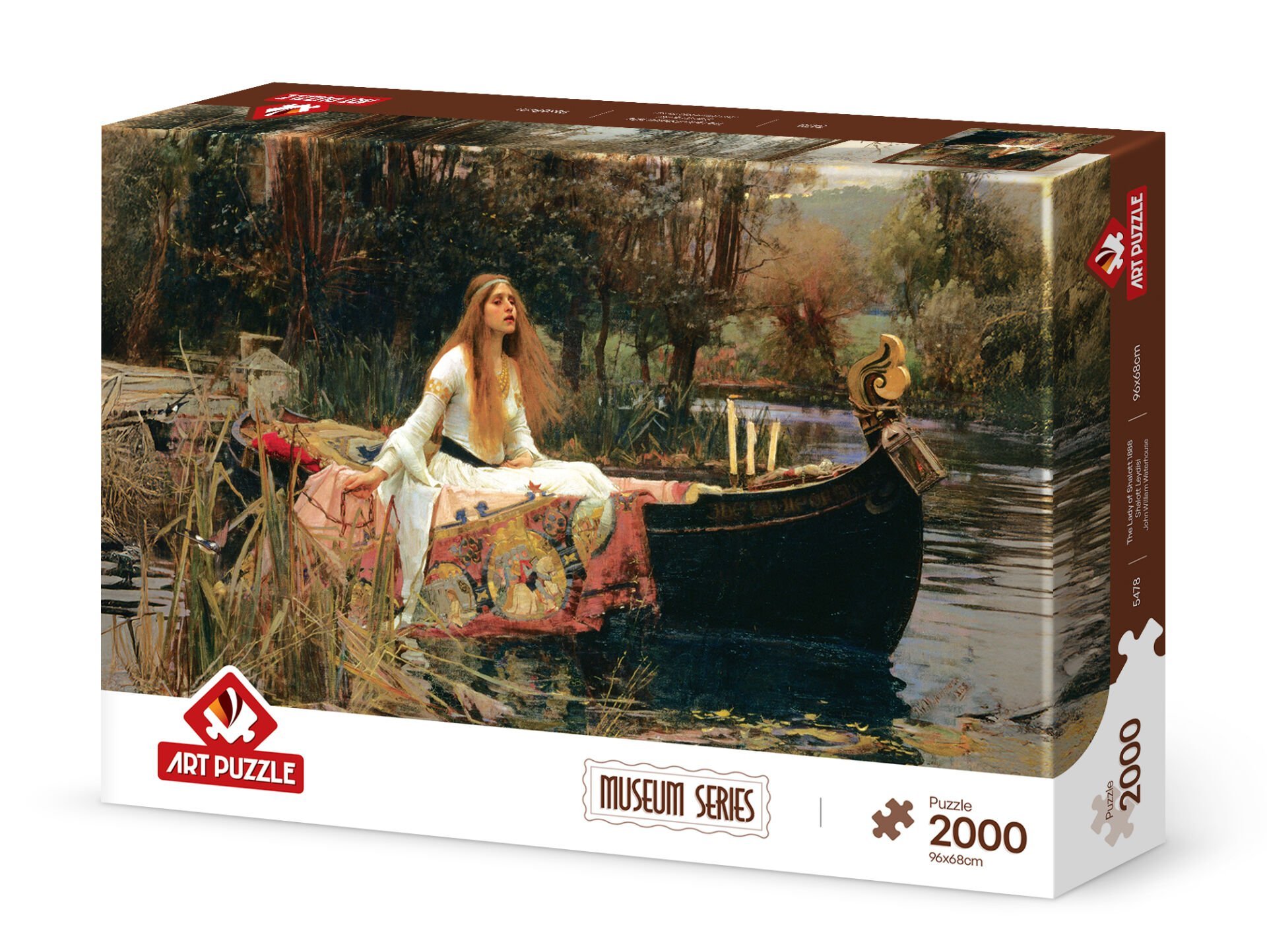 Art Puzzle Shalott Leydisi,1888 2000 Parça Puzzle