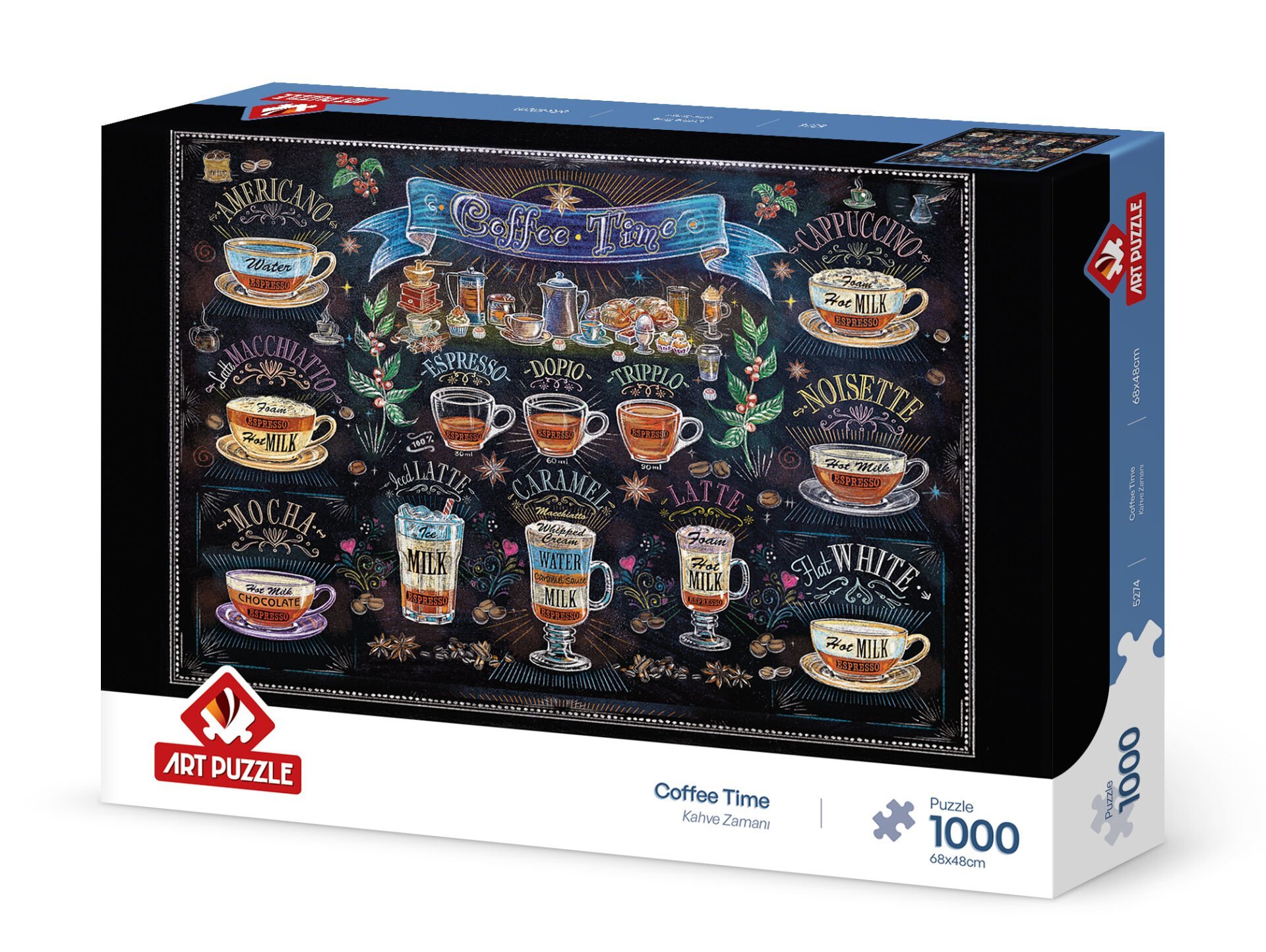Art Puzzle Kahve Zamanı 1000 Parça Puzzle