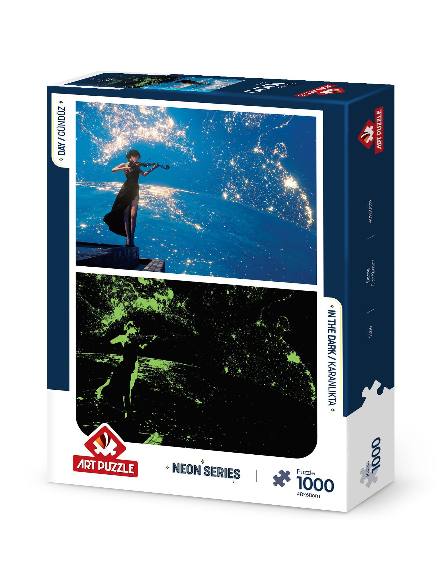 Art Puzzle Son Keman 1000 Parça Neon Puzzle