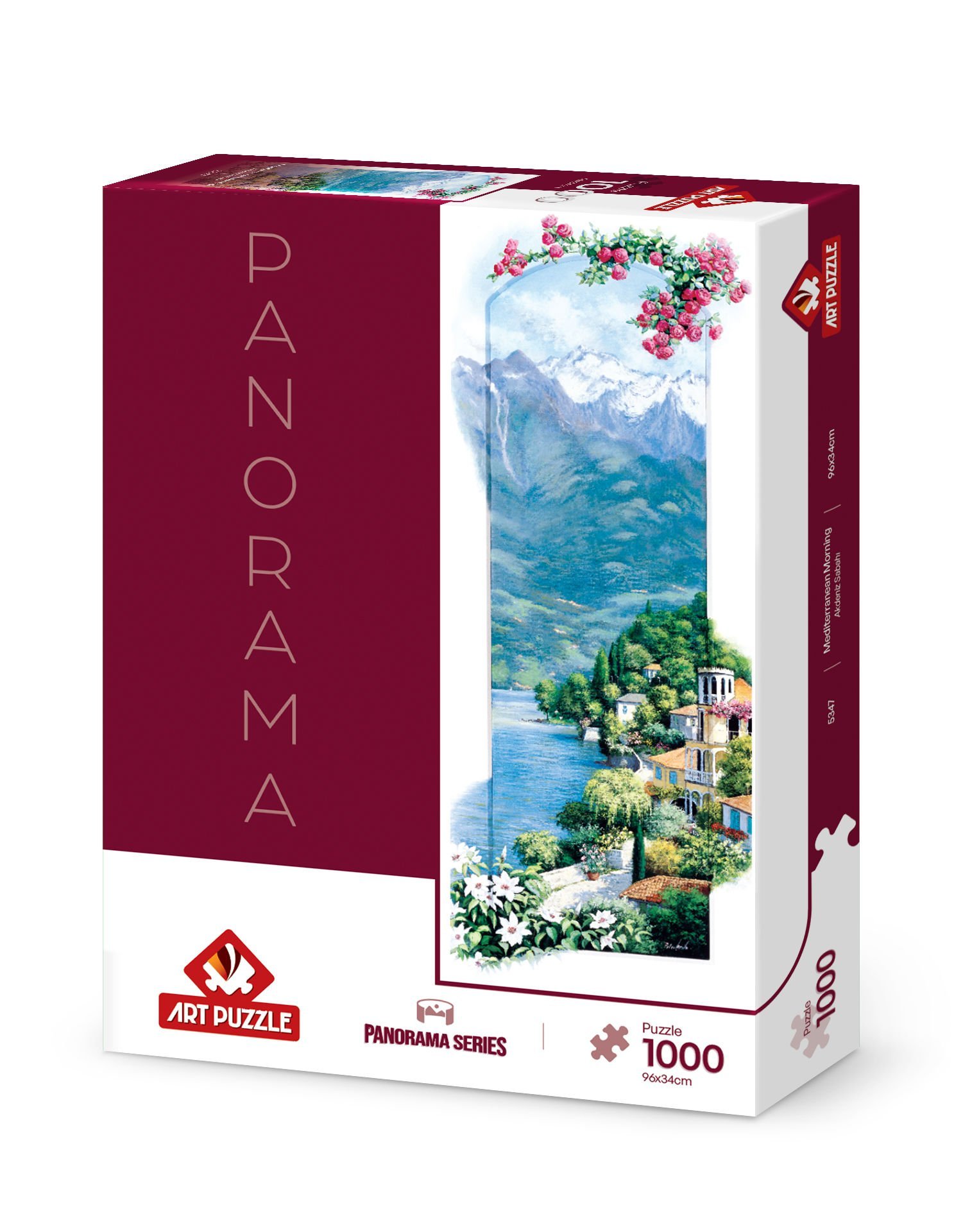 Art Puzzle Akdeniz Sabahı 1000 Parça Panorama Puzzle