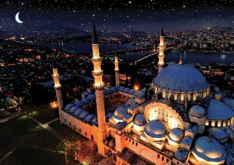 Art Puzzle Sultan Ahmed Camii 1000 Parça Neon Puzzle