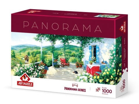 Art Puzzle Verandadaki Misafir 1000 Parça Panorama Puzzle