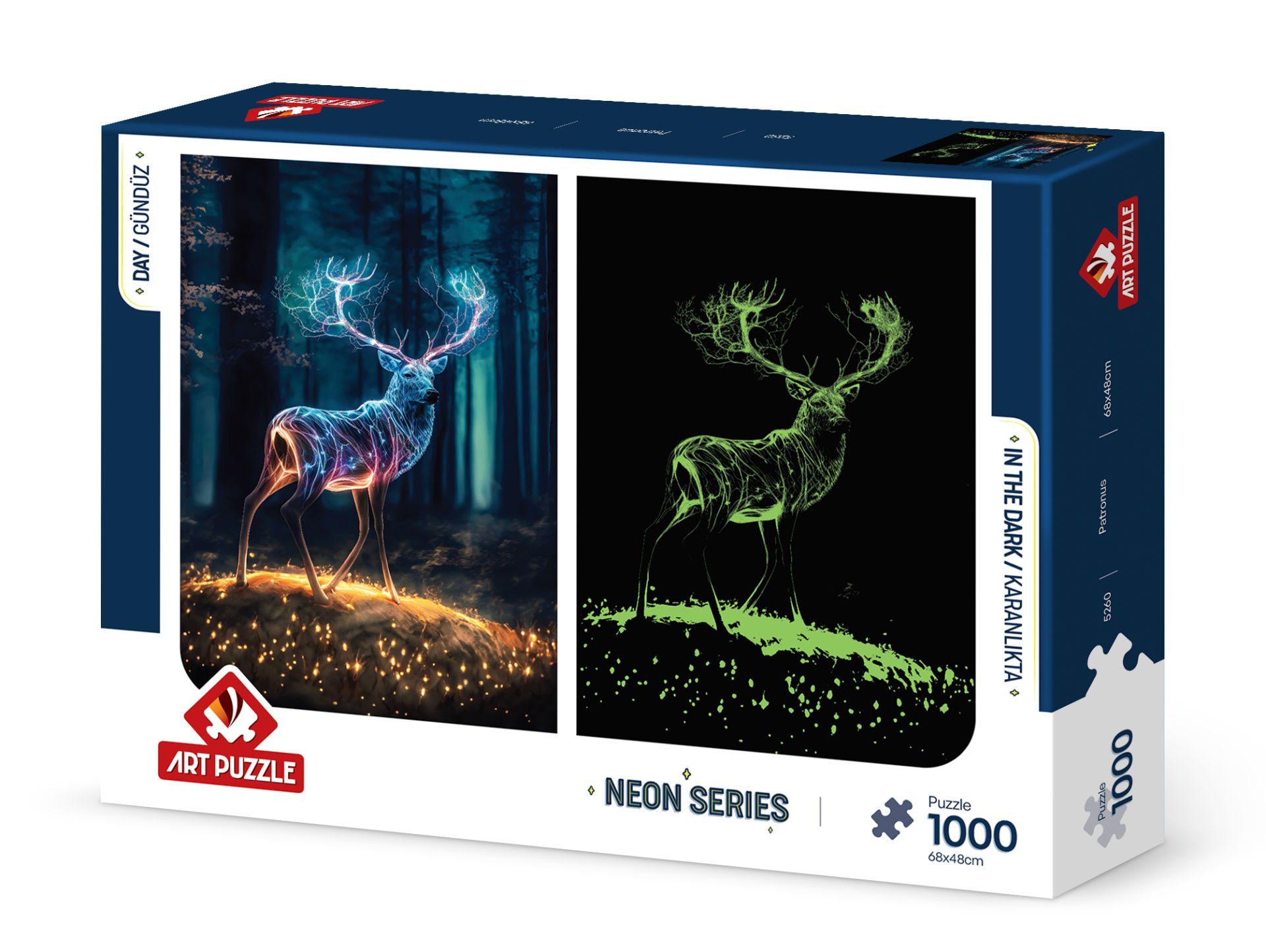 Art Puzzle Patronus 1000 Parça Neon Puzzle