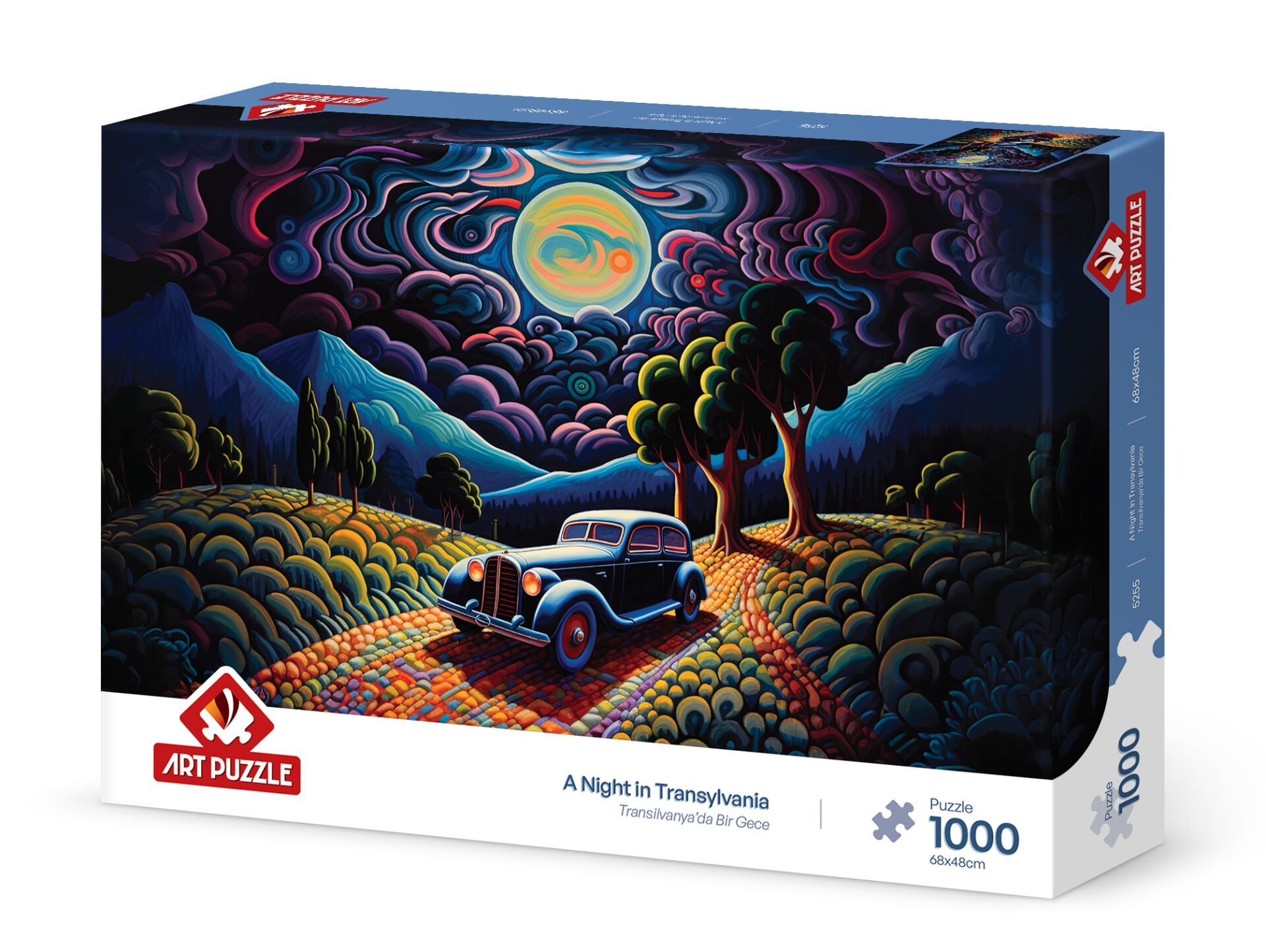 Art Puzzle Transilvanya'da Bir Gece 1000 Parça Puzzle