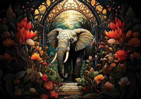 Art Puzzle Çiçeklerin Koruyucusu 1000 Parça Puzzle