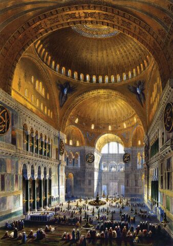 Art Puzzle Ayasofya Camii'nde İlk Namaz 1000 Parça Puzzle