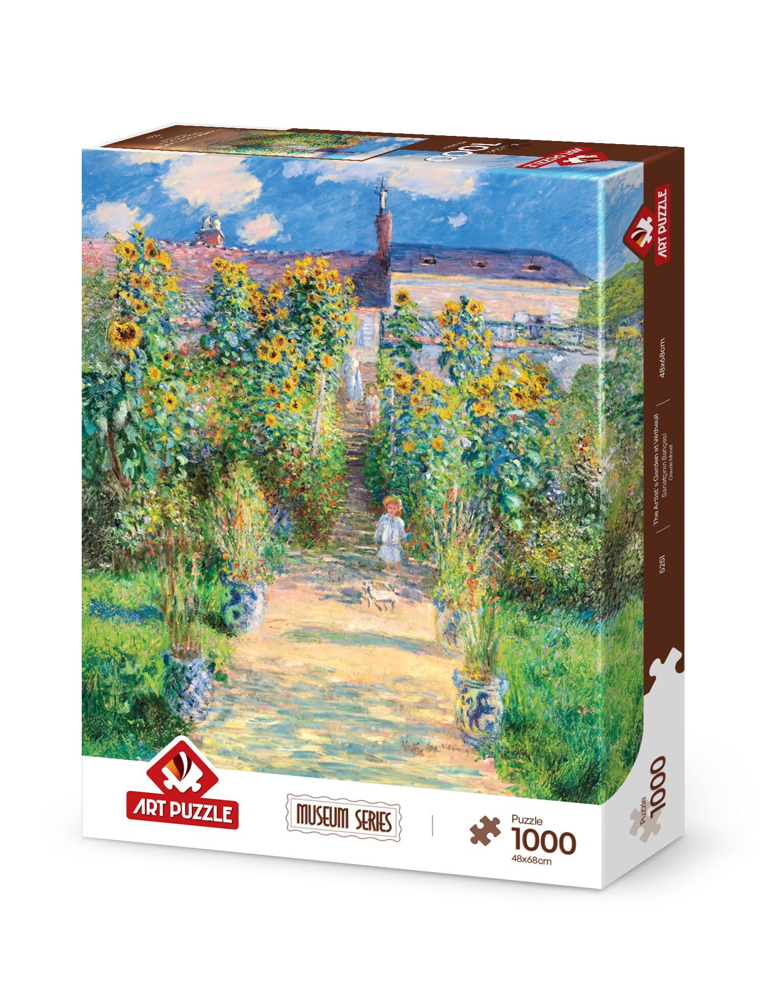 Art Puzzle Sanatçının Bahçesi, Claude Monet 1000 Parça Puzzle
