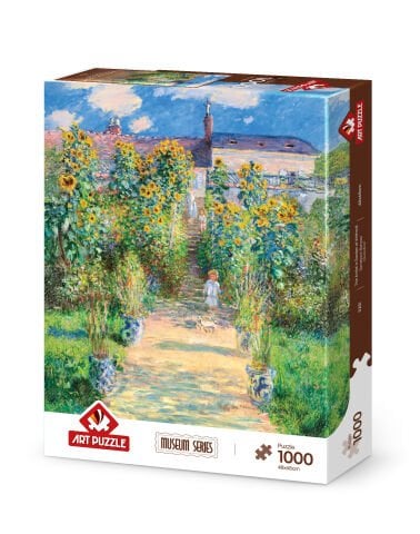 Art Puzzle Sanatçının Bahçesi, Claude Monet 1000 Parça Puzzle