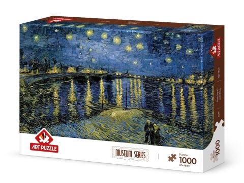 Art Puzzle Yıldızlı Gece 2, Vincent Van Gogh 1000 Parça Puzzle