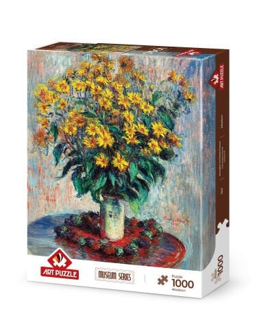 Art Puzzle Kudüs Enginar Çiçekleri, Claude Monet 1000 Parça Puzzle