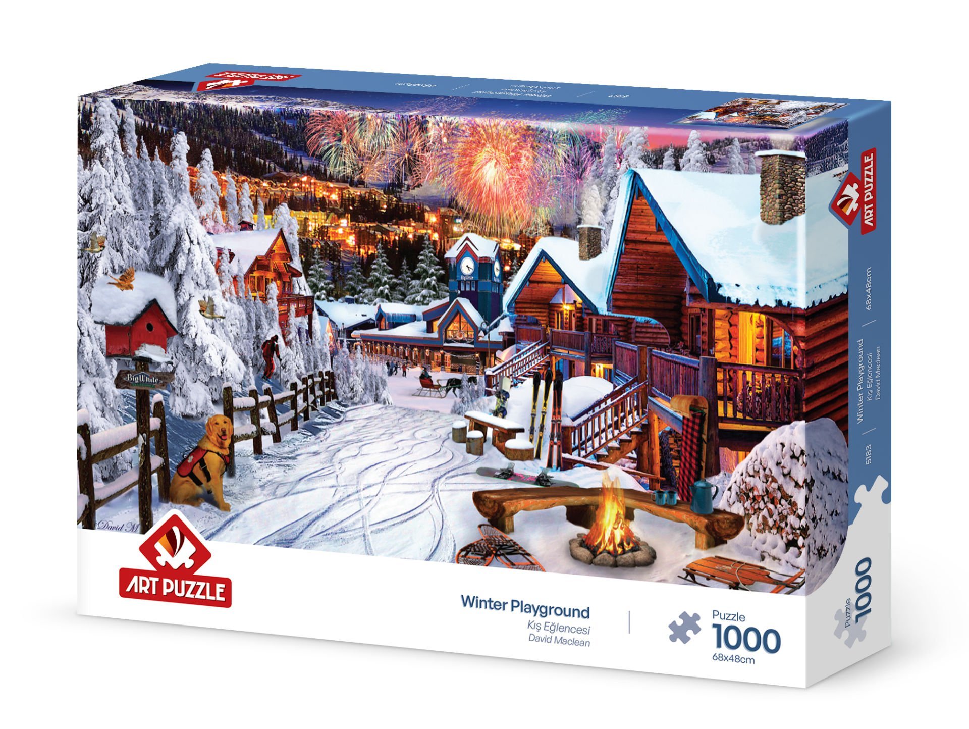 Art Puzzle Kış Eğlencesi 1000 Parça Puzzle