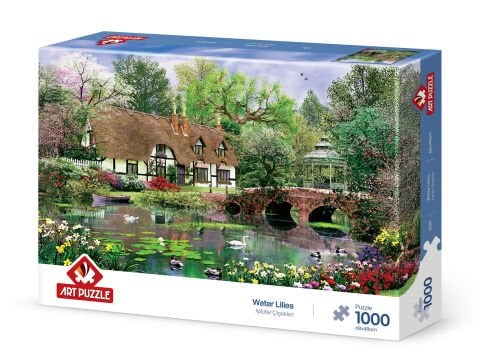 Art Puzzle Nilüfer Çiçekleri 1000 Parça Puzzle