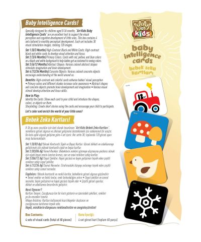 Art Kids Baby Zeka Kartları