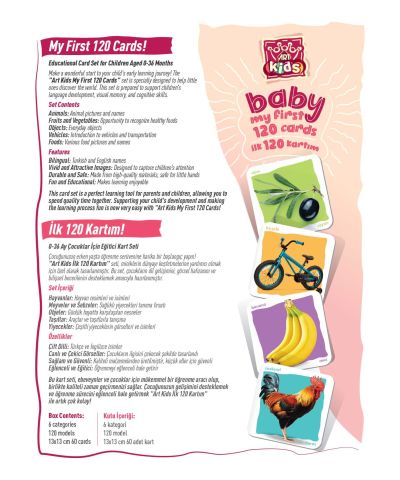Art Kids Baby İlk Eğitici Kartlarım