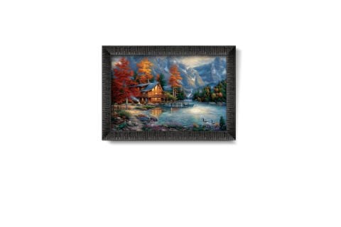 Art Puzzle Nehir Üzerinde Kış Gölgesi 1000 Parça Çerçeveli Puzzle
