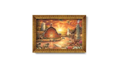 Art Puzzle Gün Batımı Yolculuğu 1000 Parça Çerçeveli Puzzle