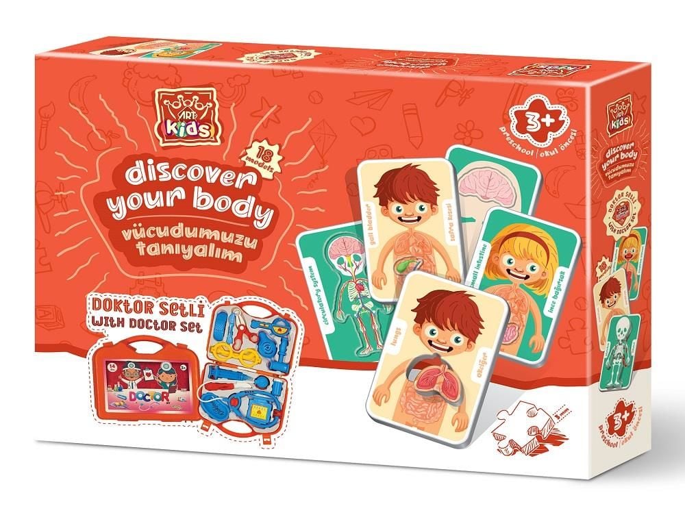 Art Kids Vücudumuzu Tanıyalım Doktor Setli Puzzle