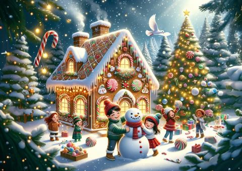 Art Çocuk Mutlu Yılbaşı 200 Parça Puzzle