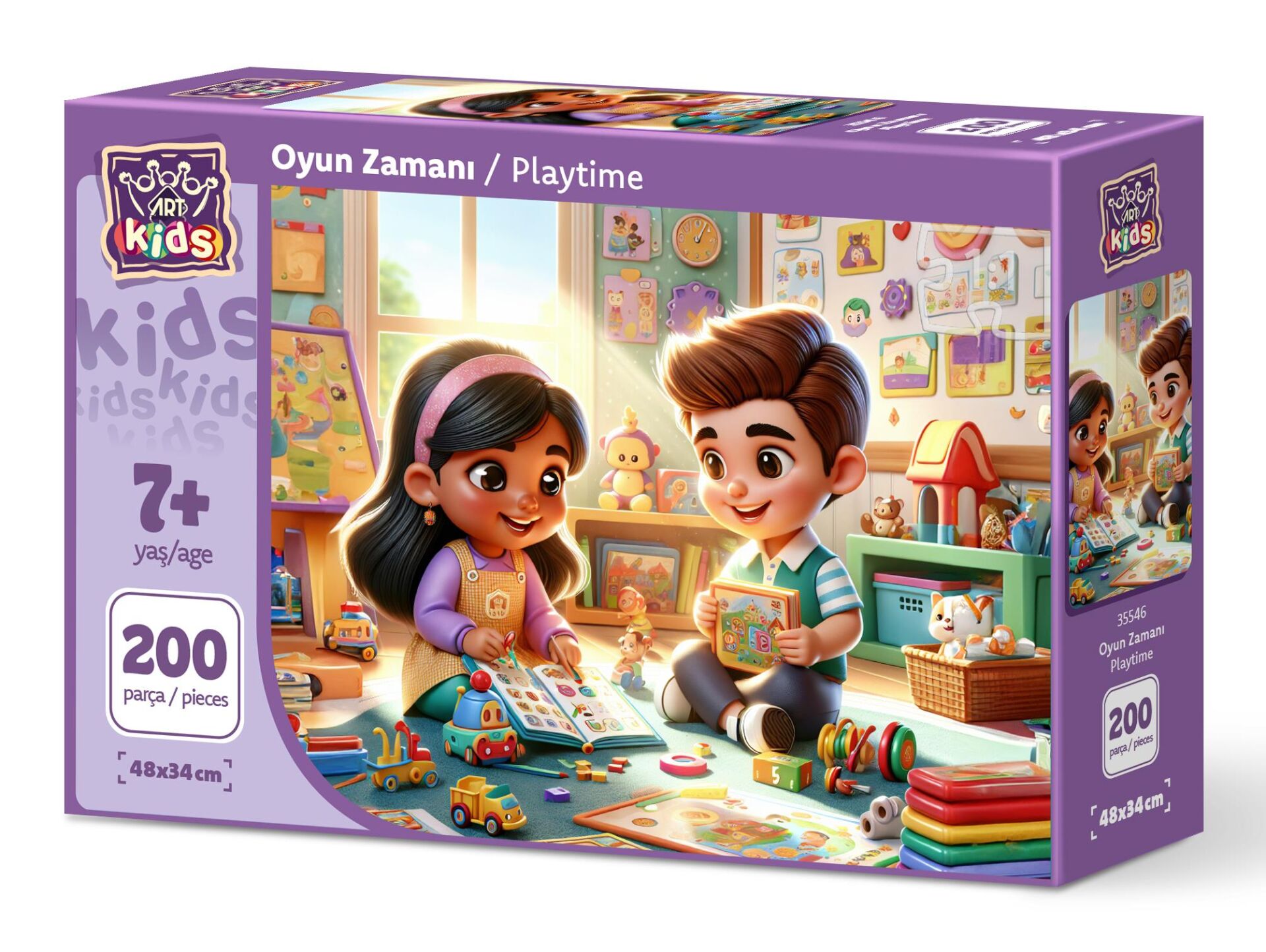 Art Çocuk Oyun Zamanı 200 Parça Puzzle