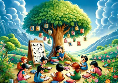 Art Çocuk Öğretmen Ağaç 200 Parça Puzzle
