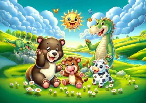 Art Çocuk Mutlu Güneş 25 Parça Puzzle