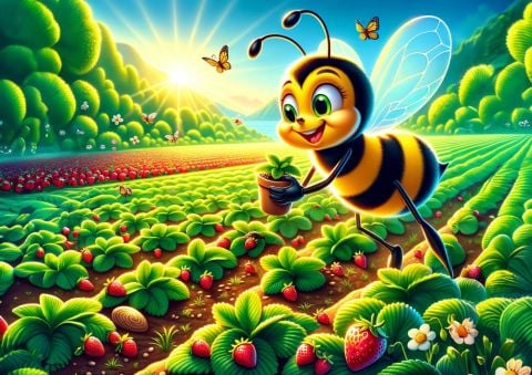 Art Çocuk Çiftçi Arı 25 Parça Puzzle