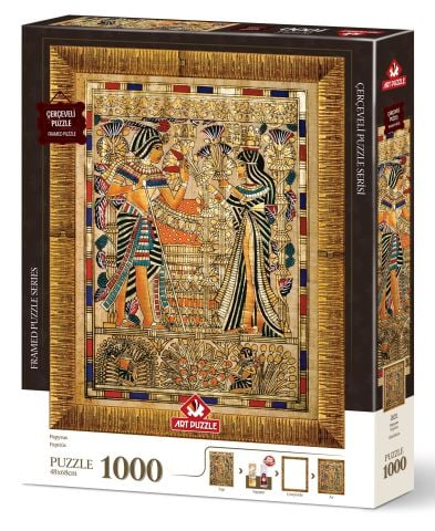 Art Puzzle Papirüs 1000  Parça Çerçeveli Puzzle