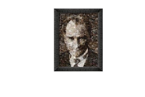 Art Puzzle Mustafa Kemal Atatürk 1000  Parça Çerçeveli Puzzle