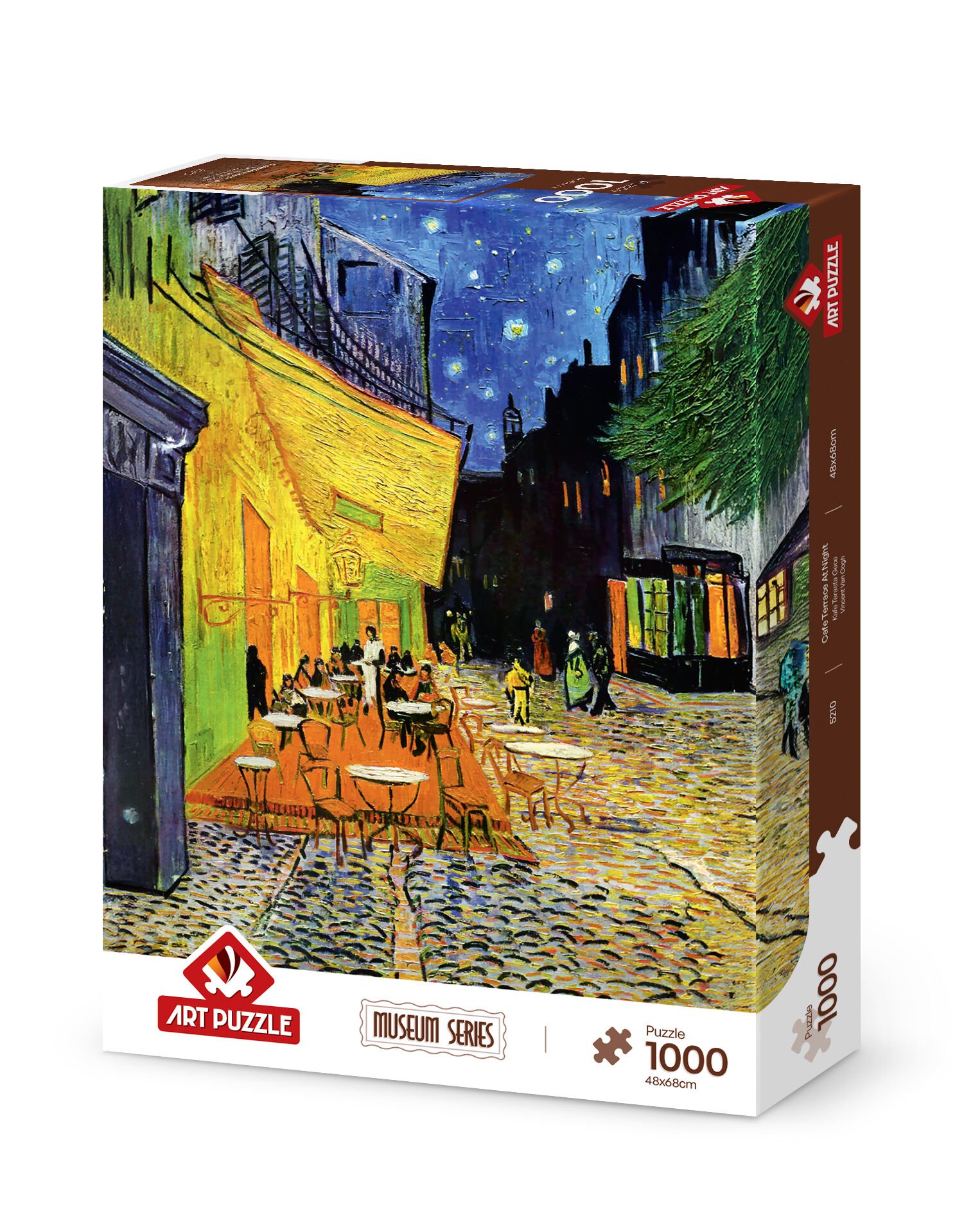 アートシアター NR １ Art Puzzle Kafe Terasta Gece 1000 Parça Puzzle