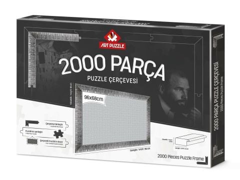 Art Puzzle Gümüş 2000 Parça Demonte Puzzle Çerçevesi