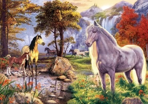 Art Puzzle Saklı Atlar 1000 Parça Puzzle