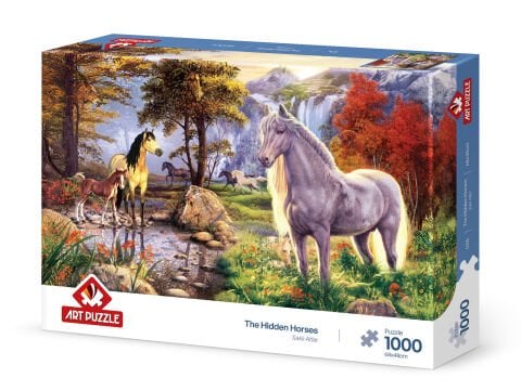 Art Puzzle Saklı Atlar 1000 Parça Puzzle