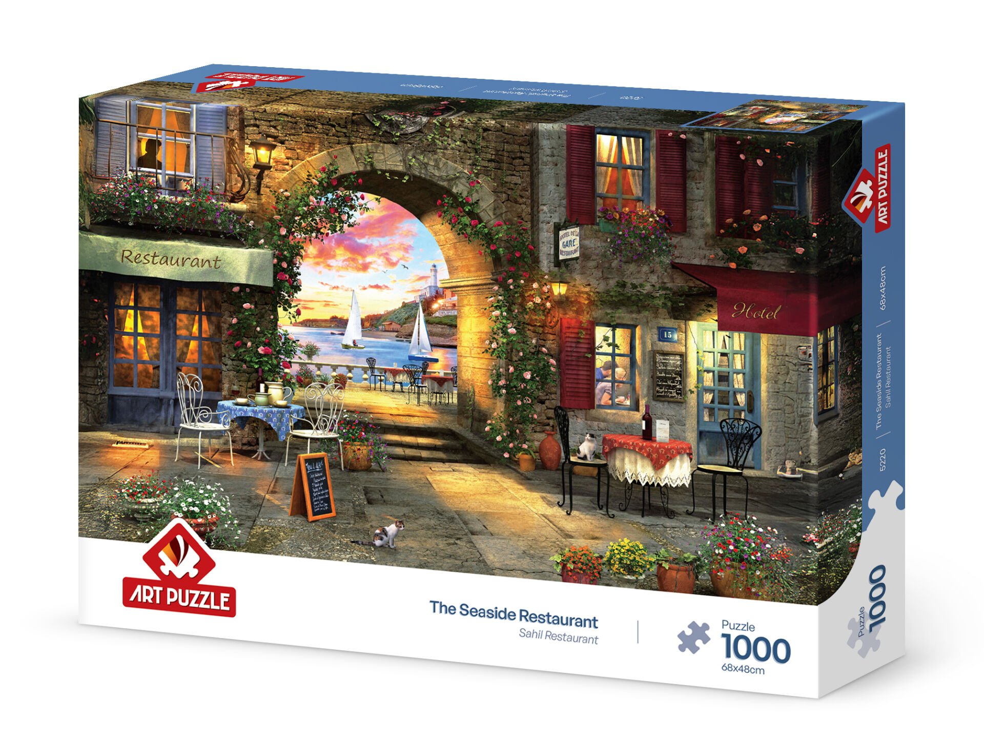 Art Puzzle Sahil Restaurant 1000 Parça Puzzle