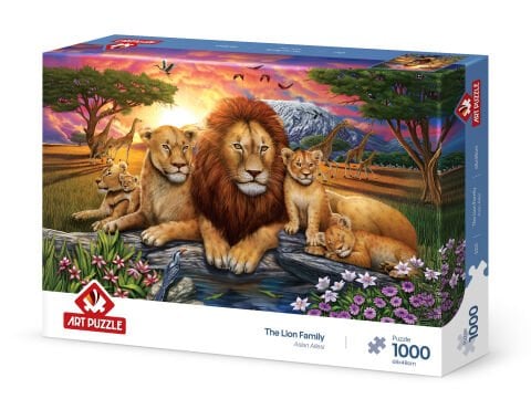 Art Puzzle Aslan Ailesi 1000 Parça Puzzle