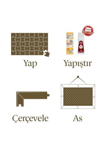 Art Puzzle Kaplumbağa Terbiyecisi  1000 Parça Çerçeveli Puzzle
