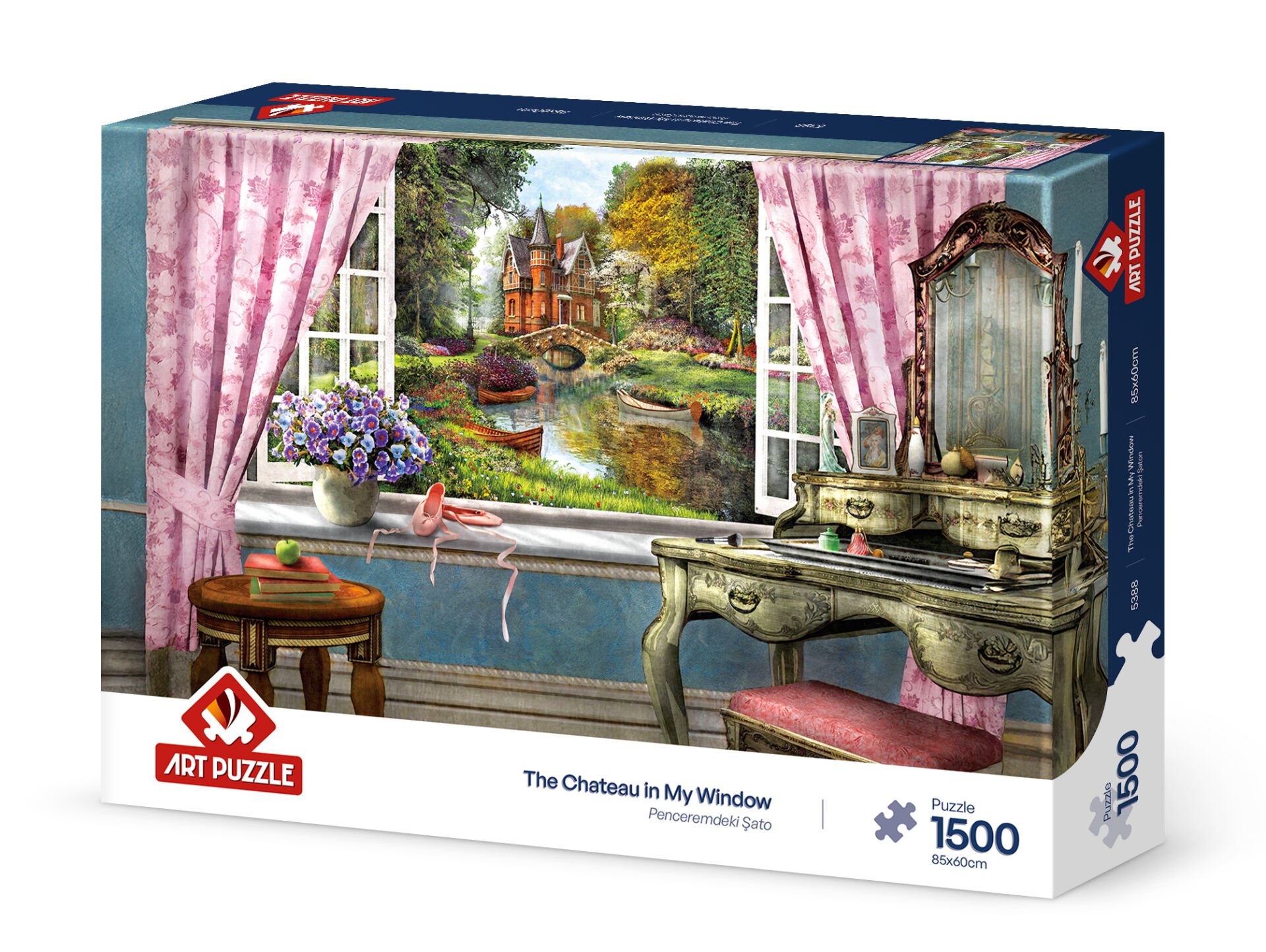 Art Puzzle Penceremdeki Şato 1500 Parça Puzzle