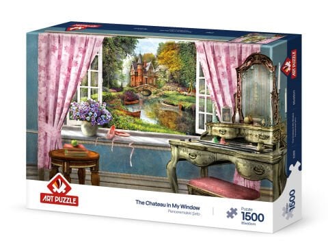 Art Puzzle Penceremdeki Şato 1500 Parça Puzzle