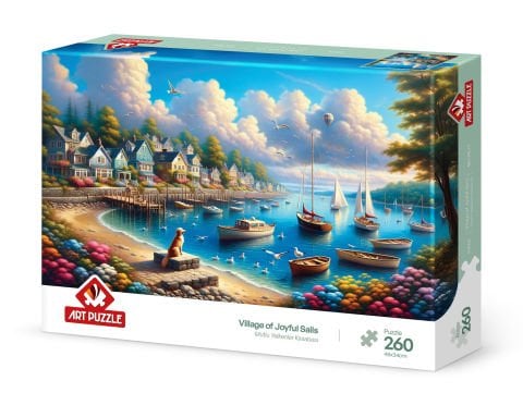 Art Puzzle Mutlu Yelkenler Kasabası 260 Parça Puzzle