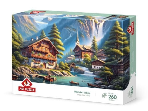 Art Puzzle Ahşap Evler Vadisi 260 Parça Puzzle
