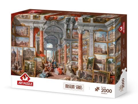 Art Puzzle Modern Roma Manzaralı Resim Galerisi,1757 2000 Parça Puzzle