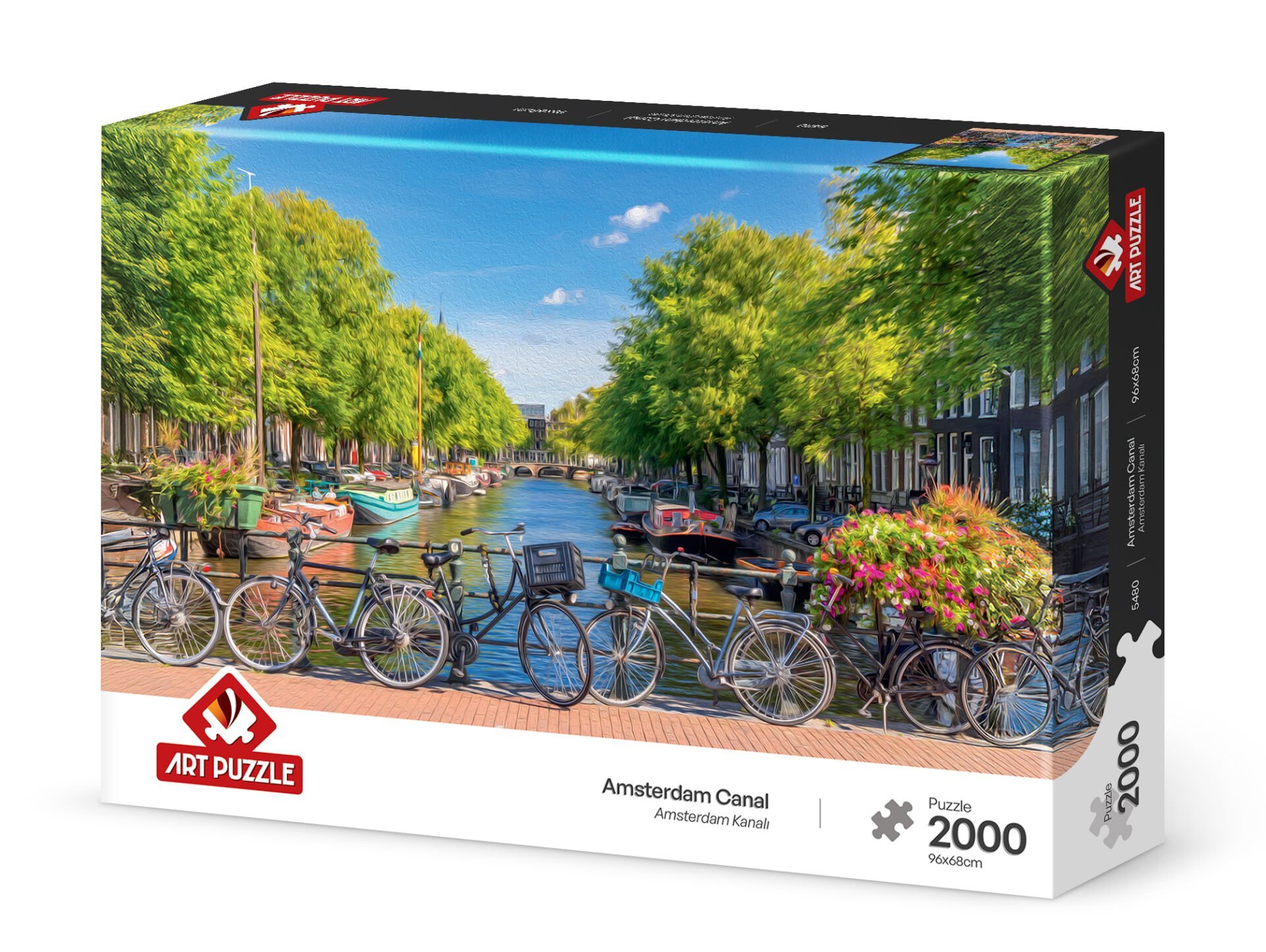 Art Puzzle Amsterdam Kanalı 2000 Parça Puzzle