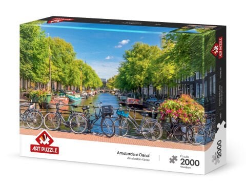 Art Puzzle Amsterdam Kanalı 2000 Parça Puzzle