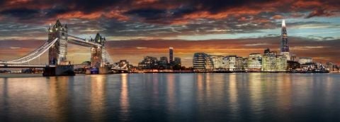 Art Puzzle Tower Bridge,London 1000 Parça Panorama Puzzle